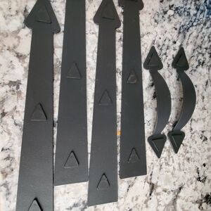 Black garage door magnets